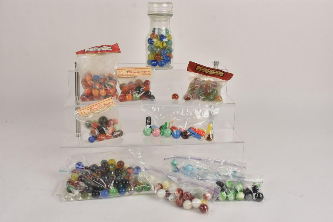 Vintage Marbles - Five Star Brand & Champion Agats (1 of 8)