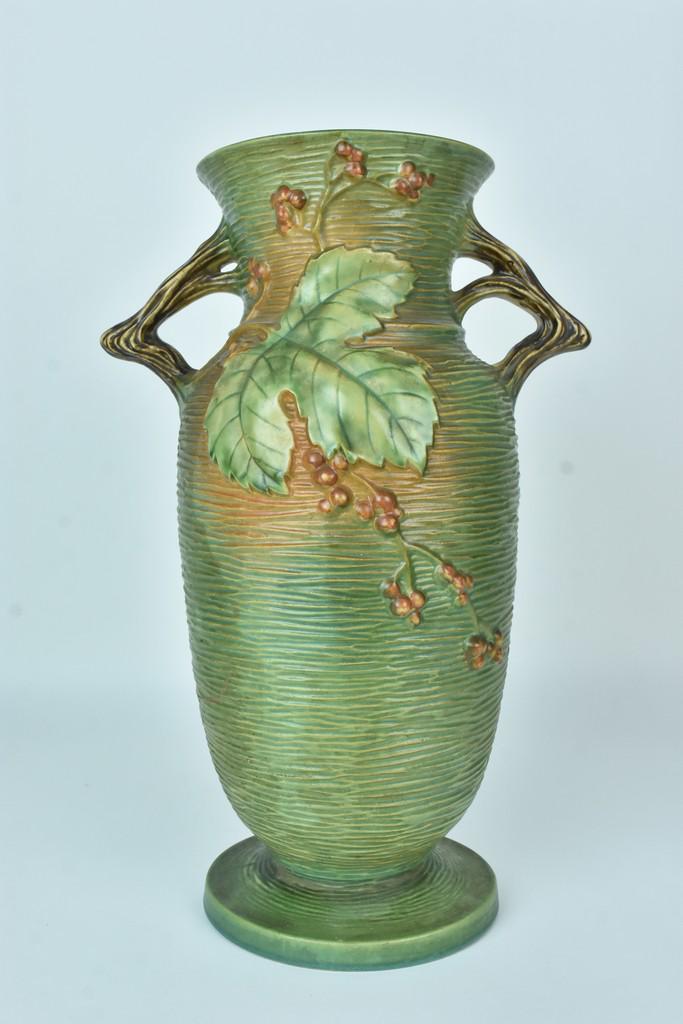 Roseville "Bushberry" Floor Vase Jan 10, 2021 Scheerer McCulloch
