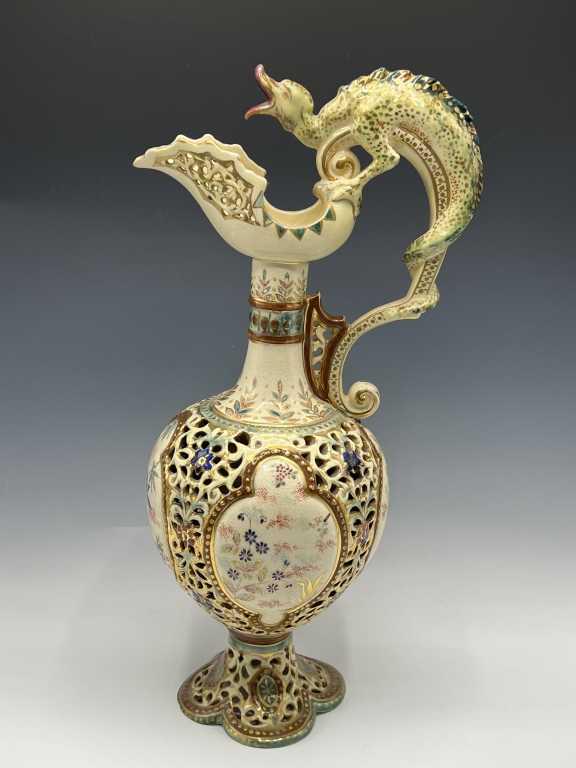 Fischer Ignac Budapest Majolica Urn (1 of 11)