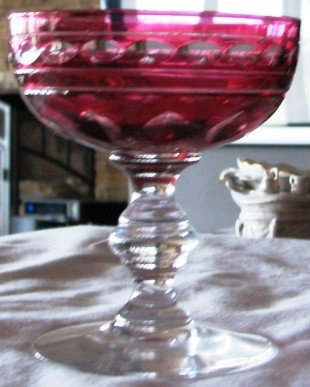 Val St. Lambert Crystal "Kent York" (11) Glasses: 4.25"Tall