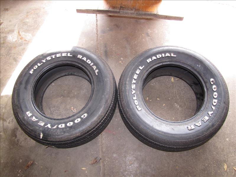 2 Goodyear Polysteel radial tires P225/70R15 - Jun 14, 2012 | Scheerer ...
