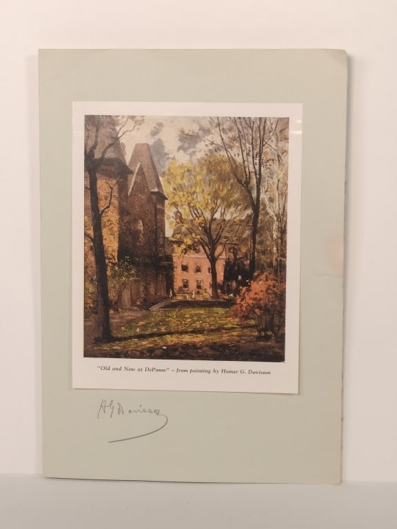Homer Davisson Old & New at DePaw Card (1 of 5)