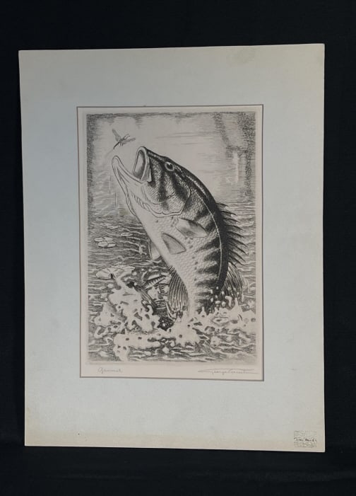 George Gawehn Ft Wayne artist engraving (1 of 4)