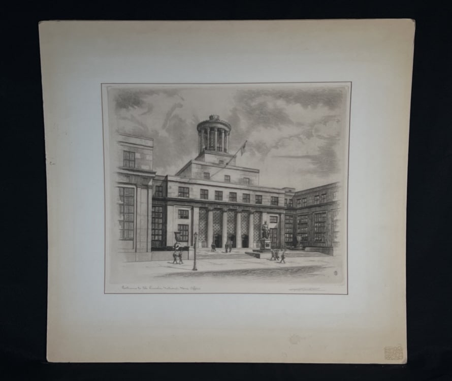 George Gawehn Ft Wayne artist engraving (1 of 4)