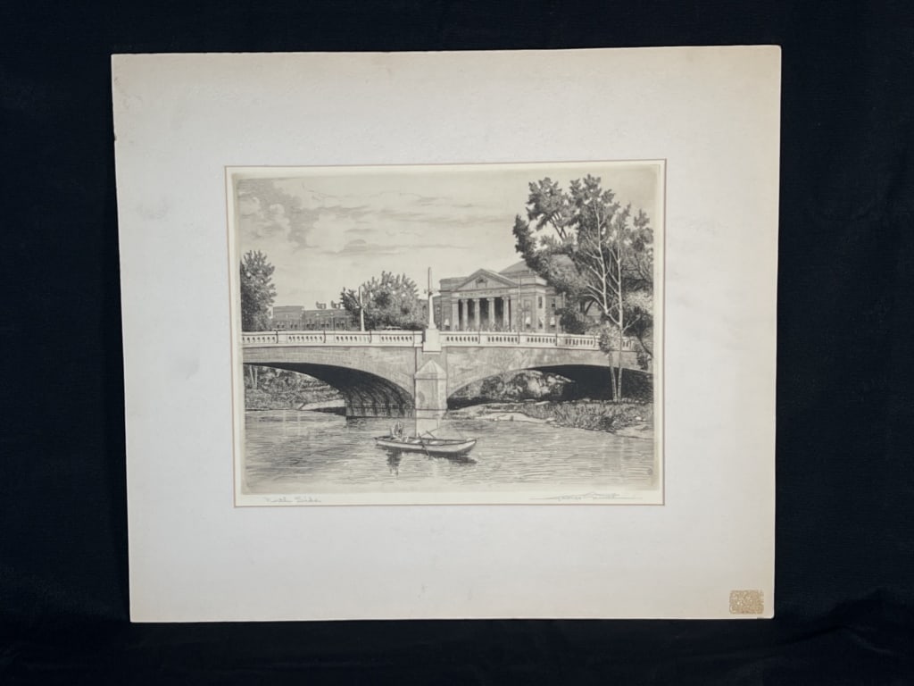 George Gawehn Ft Wayne artist engraving (1 of 5)