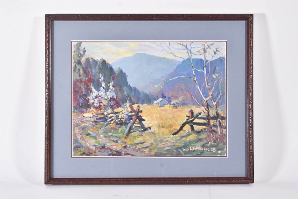 Louis Bonsib Signed Painting Framed (1 of 5)