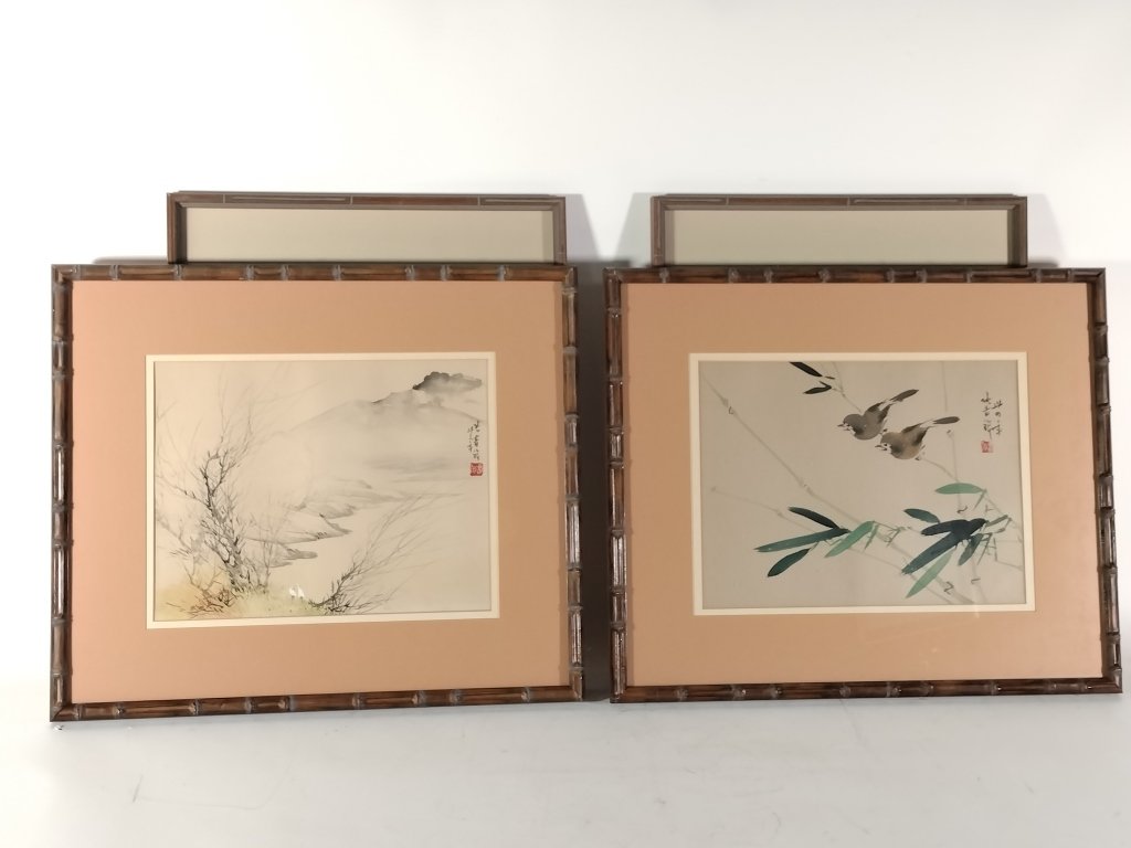 Four Vintage Asian Themed Art Prints (1 of 7)