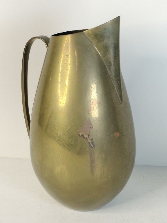 Ruth Smith brass pitcher Ft Wayne art school (1 of 3)