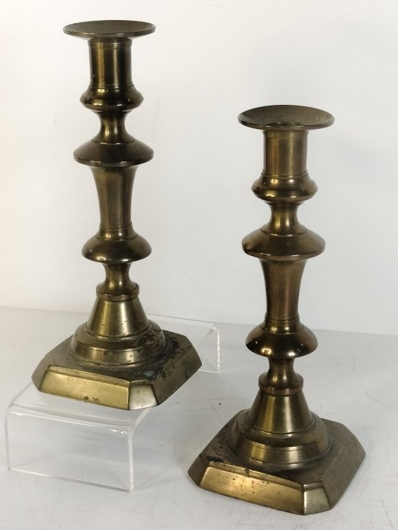 18th Century Push-Up Candlesticks (1 of 2)