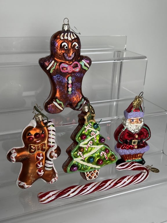 5 Christopher Radko Christmas Ornaments (1 of 10)
