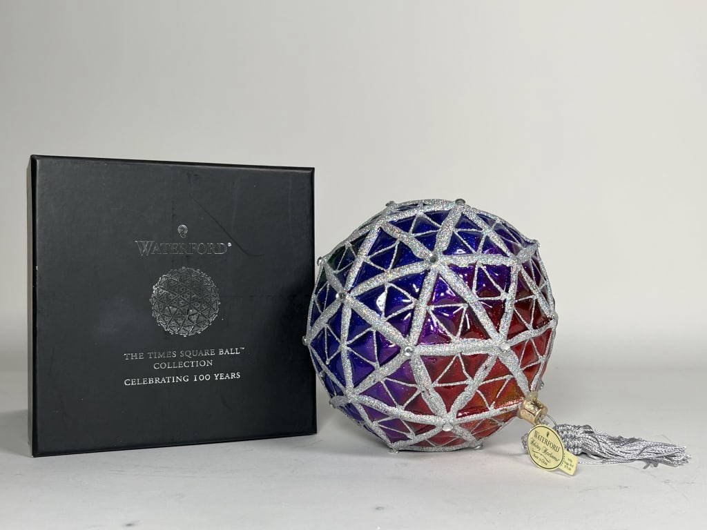 Waterford Times Square Masterpiece Ball Christmas Ornament Auction