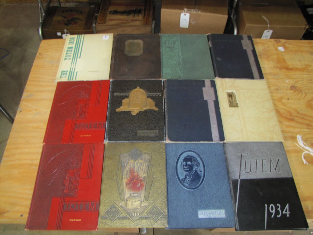 Fort Wayne, IN Totem Yearbooks: South Side High School Yearbooks (Totem): 1923, 1929, 1930, (2) 1931, 1932, 1933, 1934, (2) 1935, 1936, and 1937.