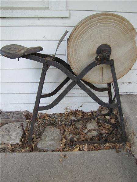 232 Antique Grinding Wheel