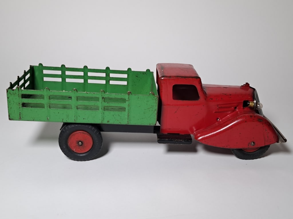 WYANDOTTE TOYS ハイウェイ・フレイトトラック　ブリキ　ヴィンテージ WYANDOTTE TOYS ハイウェイ・フレイトトラック ブリキ
