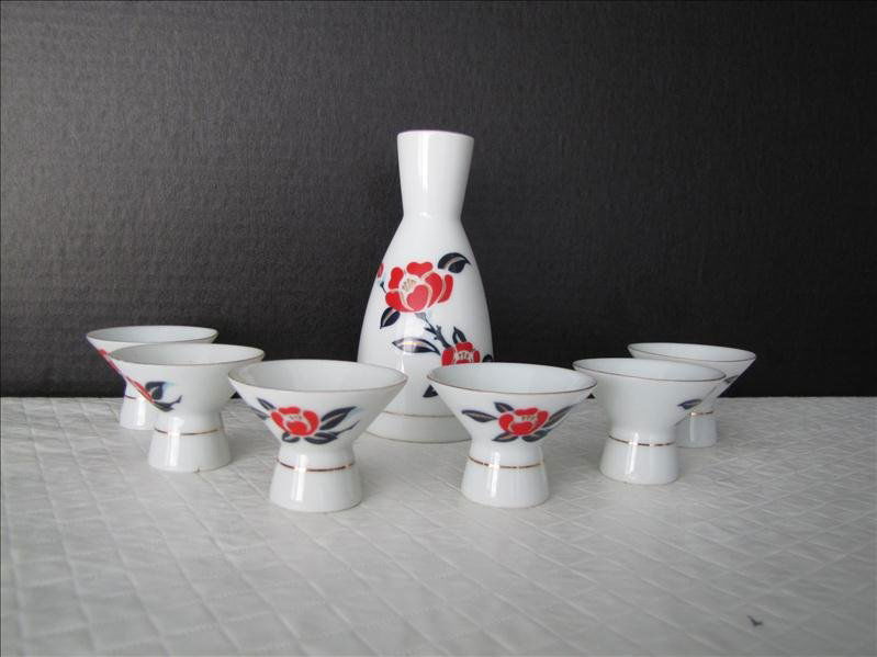 4 Tajimi China Ozeki Sake Set Sep 26, 2012 Scheerer McCulloch Auctioneers, Inc. in IN