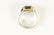 127: Men's 10K White Gold Emerald Ring - 4