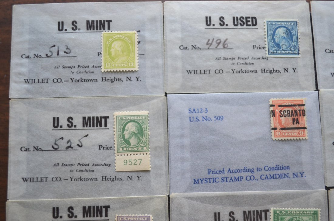 Lot of Collectible Old U.S. Postage Stamps - 2