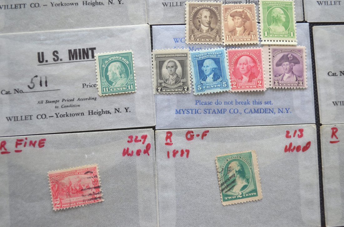 Lot of Collectible Old U.S. Postage Stamps - 4