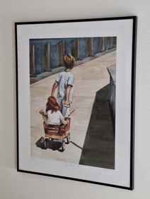 Jim Heiser "Along for the Ride" Giclee 8/100