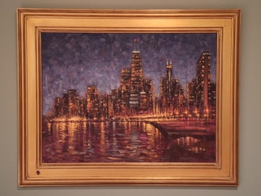 Chicago Skyline Lakefront by EJ Paprocki