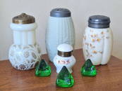 Antique Sugar Shakers: Findlay Onyx, Libbeys Maize