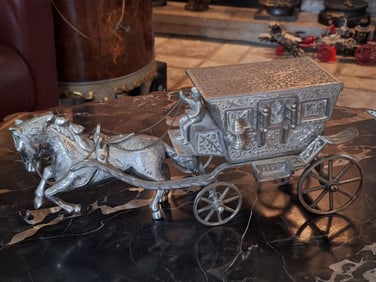 Fred Zimbalist Horse & Carriage Music Box