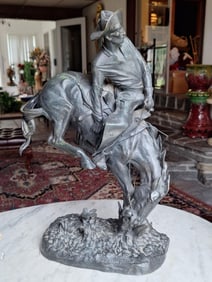 Federic Remington Bronco Buster Bronze Statue