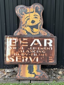 Bear Wheel Alignment Sign