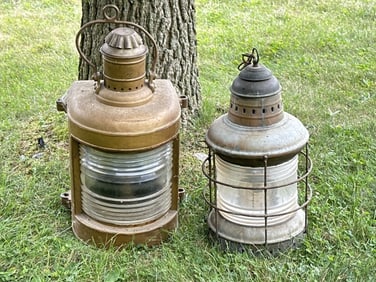 Nautical Lanterns: Oil & Electrified