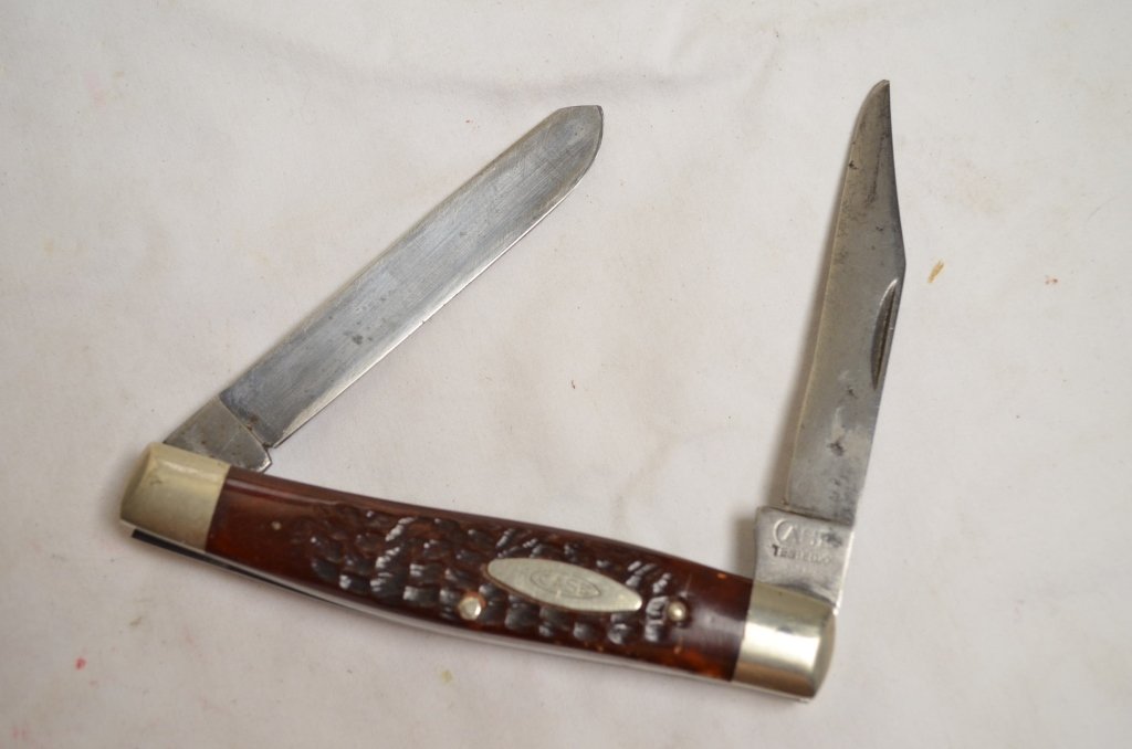Case Tested XX 6275 Pocket Knife: Case tested double X 6275 pocket knife. Stag handles. 2 blade pocket knife.