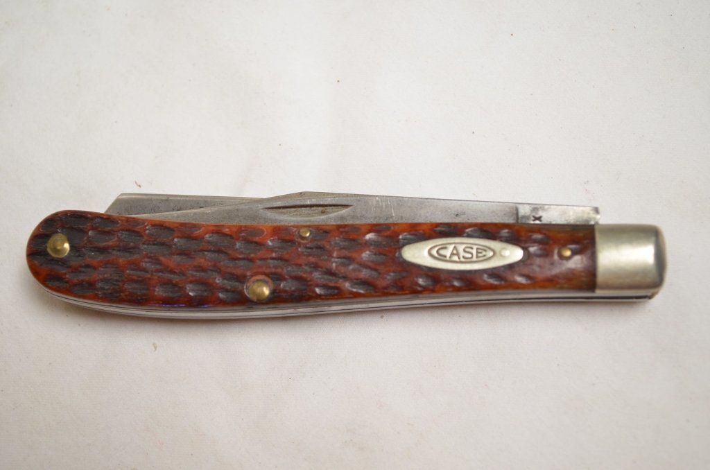 Case XX 2 Blade Trapper Pocket Knife: Case double X 2 blade trapper pocket knife.