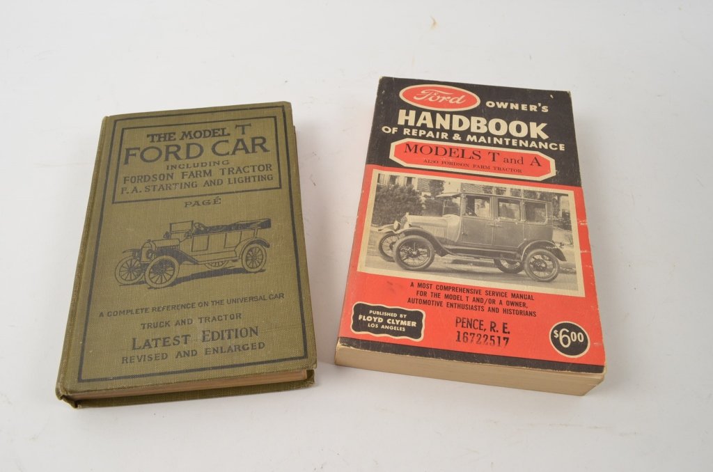 Model T Ford Car Reference & Maintenance Books