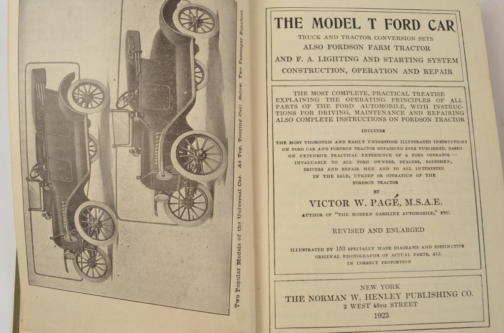 Model T Ford Car Reference & Maintenance Books - 5