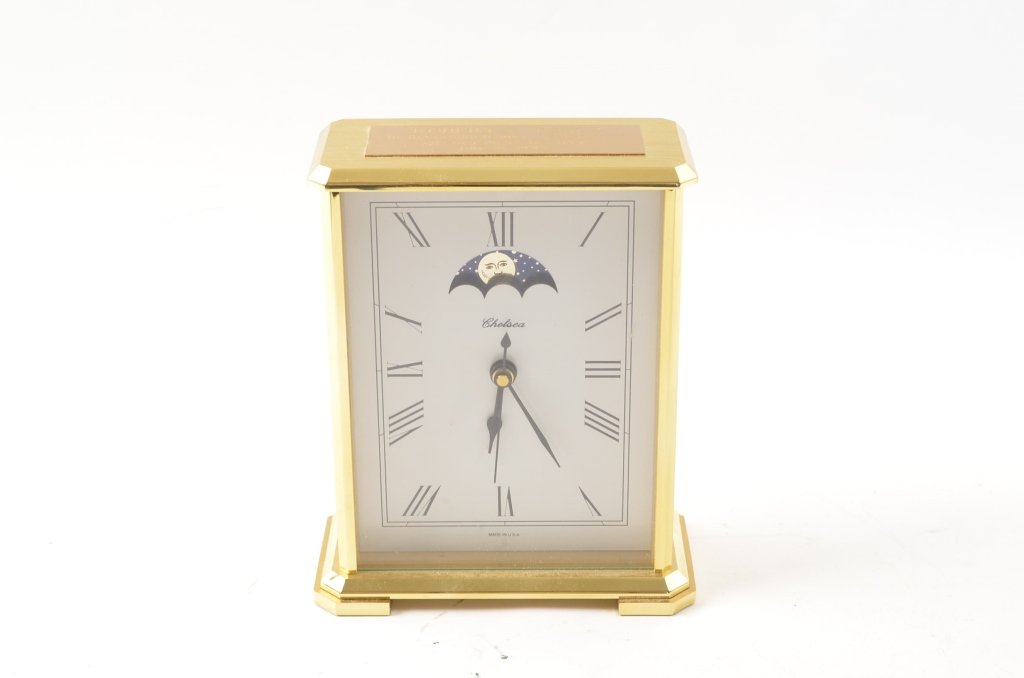 Chelsea Desk Clock: $19 Shipping/handling/insurance (up to $100) shipped in the continental United States. We do not combine multiple lots for shipping as the packages are sealed and labeled immediately after the item is