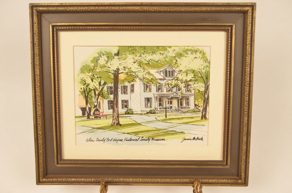 James McBride Watercolor Fort Wayne, Indiana Aug 13, 2013 Scheerer