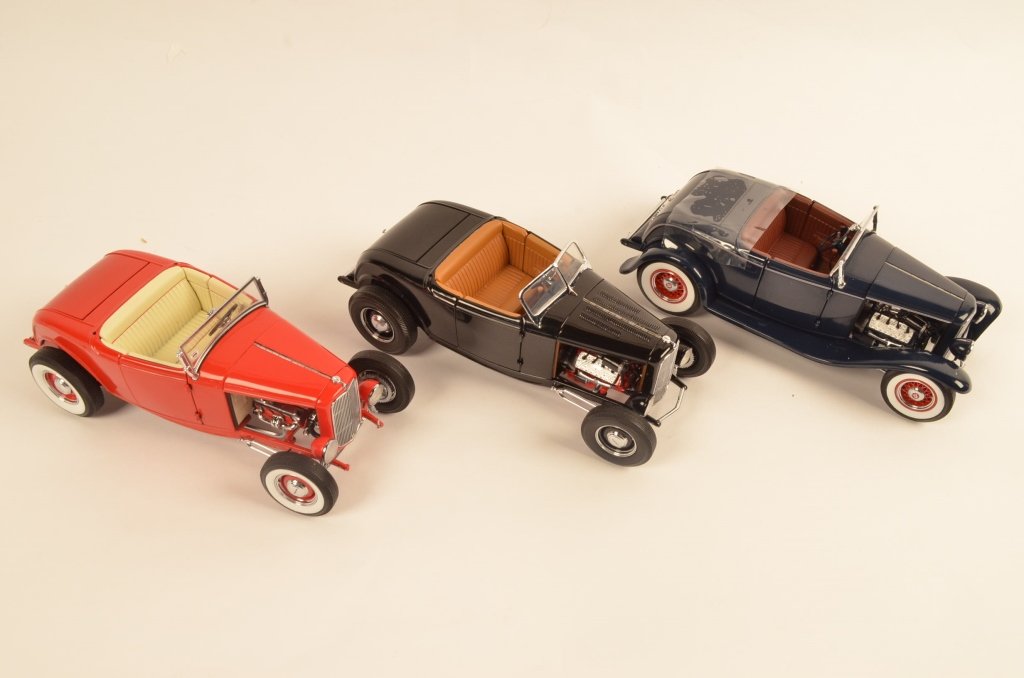 (3) GMP Vintage Deuce Series Highboys & Roadster: $21 Shipping/handling/insurance (up to $100) shipped in the continental United States. We do not combine multiple lots for shipping as the packages are sealed and labeled immediately after the item is