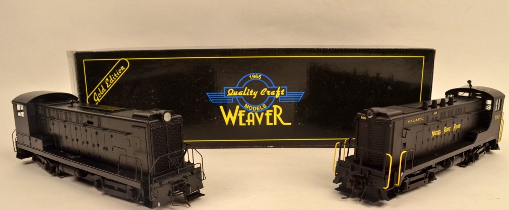 (2) Weaver VO-1000 Diesel Locomotives 2 Rail: $25 Shipping/handling/insurance (up to $100) shipped in the continental United States. We do not combine multiple lots for shipping as the packages are sealed and labeled immediately after the item is