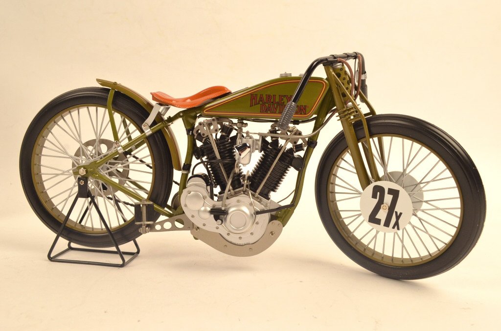 Harley Davidson 1927 8-Valve Racer 1:6 Scale: $18 Shipping/handling/insurance (up to $100) shipped in the continental United States. We do not combine multiple lots for shipping as the packages are sealed and labeled immediately after the item is