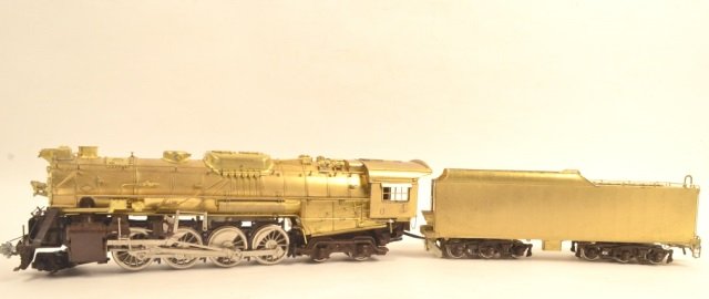 Overland Models Brass 4-8-2 Locomotive & Tender: $30 Shipping/handling/insurance (up to $100) shipped in the continental United States. We do not combine multiple lots for shipping as the packages are sealed and labeled immediately after the item is