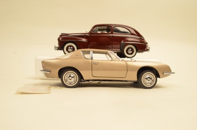 (2) 1:18 Cars 1963 Studebaker 1947 Tudor Sedan: $20 Shipping/handling/insurance (up to 100) shipped in the continental United States. We do not combine shipping as the packages are sealed and labeled immediately after the item is sold. Adult die-ca