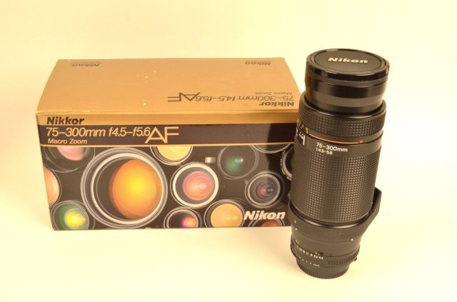 Nikon 75-300mm f4.5-f5.6 Macro Zoom Lens: $18 Shipping/handling/insurance (up to $100) shipped in the continental United States. We do not combine multiple lots for shipping as the packages are sealed and labeled immediately after the item is