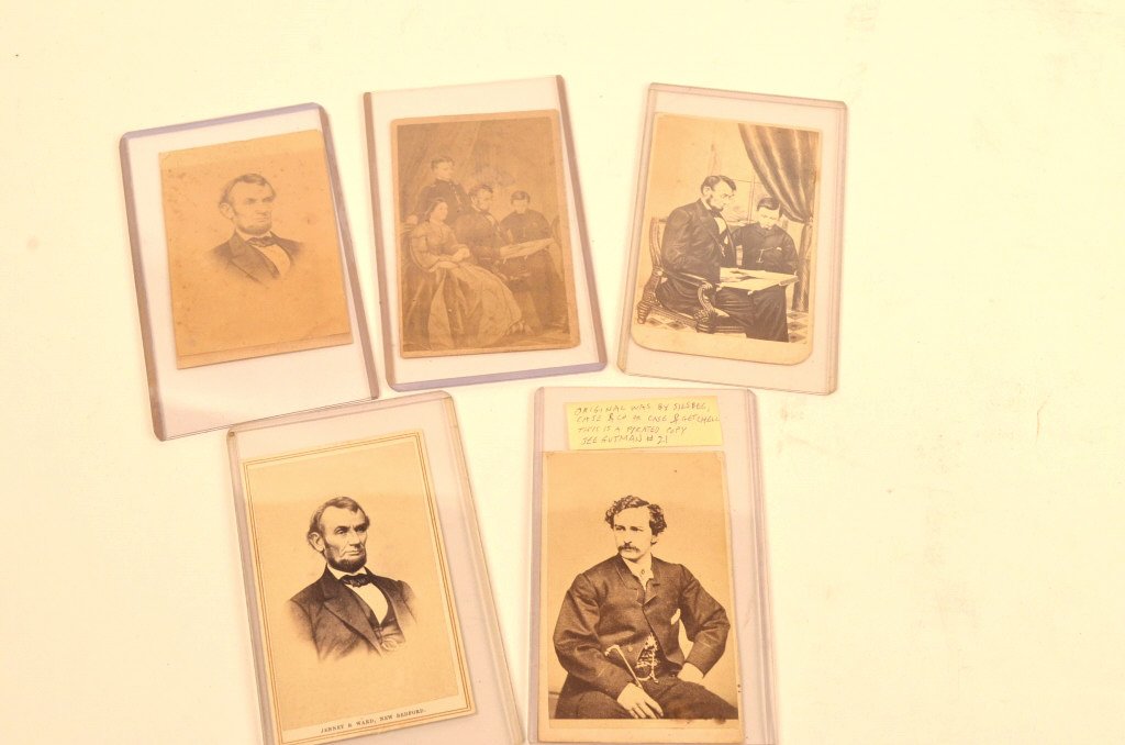 CDV's Lincoln, Lincoln Family & Booth: $18 Shipping/handling/insurance (up to 100) shipped in the continental United States. We do not combine shipping as the packages are sealed and labeled immediately after the item is sold. Internationa