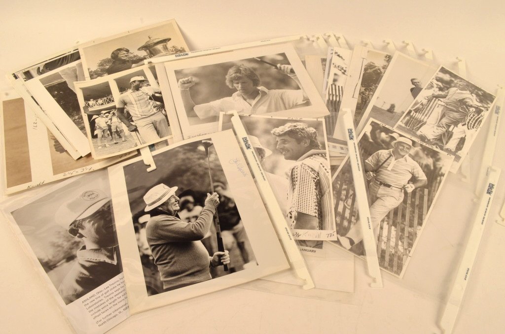 Large Lot Golf Related Photos: $18 Shipping/handling/insurance (up to 100) shipped in the continental United States. We do not combine shipping as the packages are sealed and labeled immediately after the item is sold. Internationa