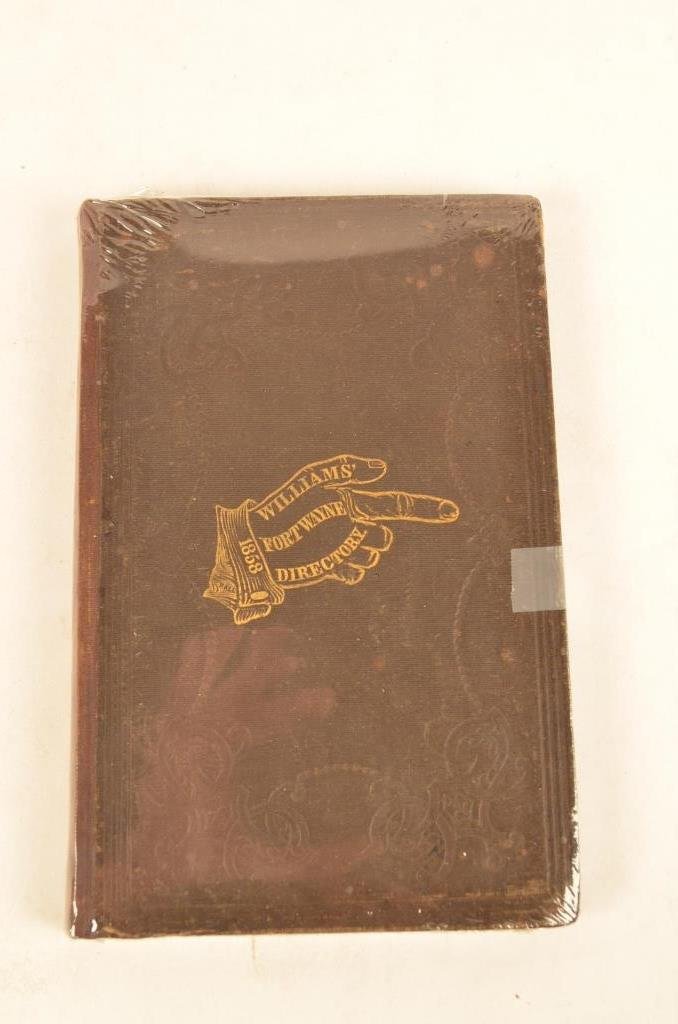 Williams' Fort Wayne Directory, City Guide 1858: $18 Shipping/handling/insurance (up to 100) shipped in the continental United States. We do not combine shipping as the packages are sealed and labeled immediately after the item is sold. Internationa