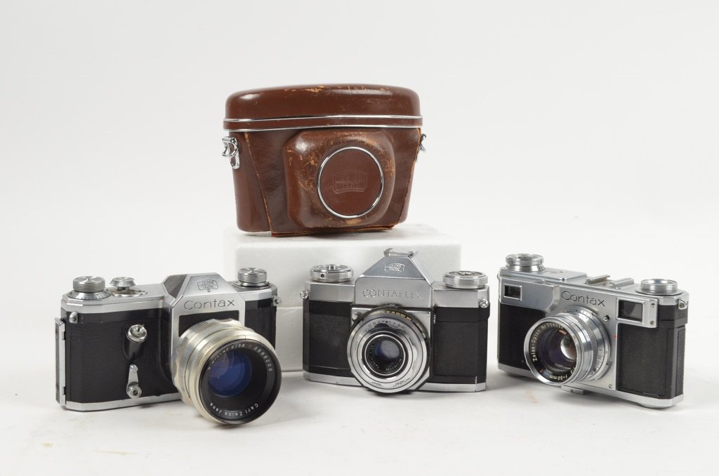 (3) Zeiss Contax Cameras: $25 Shipping/handling/insurance (up to 100) shipped in the continental United States. We do not combine shipping as the packages are sealed and labeled immediately after the item is sold. Internationa