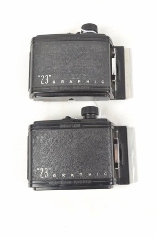 (2) Graphic 23 RH-8 Roll Film Holder: $18 Shipping/handling/insurance (up to 100) shipped in the continental United States. We do not combine shipping as the packages are sealed and labeled immediately after the item is sold. Internationa