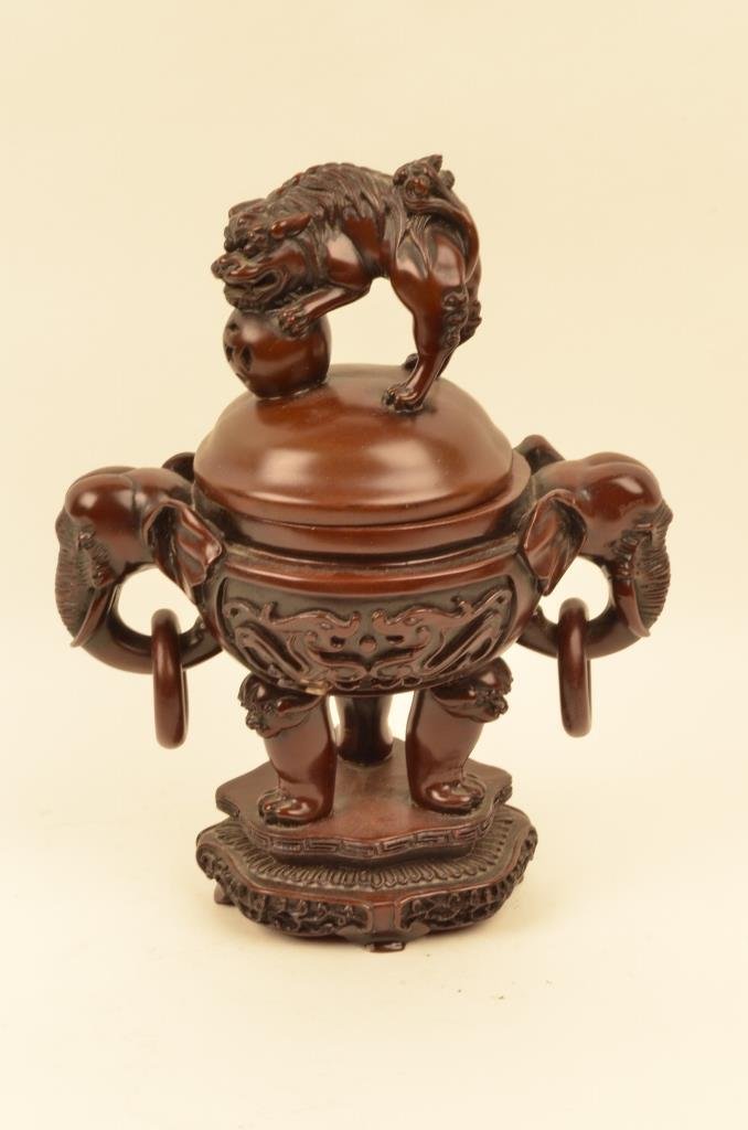Elephant Incense Burner W/ Lid: $22 Shipping/handling/insurance (up to 100) shipped in the continental United States. We do not combine shipping as the packages are sealed and labeled immediately after the item is sold. Elephant inc