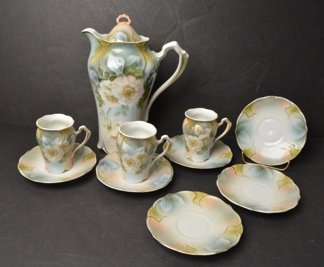 *Bavaria Tea Set: Contact our recommended 3rd party for profit shipper Pak Mail at (260) 637-4809 for shipping quote PRIOR to bidding. Scheerer WILL NOT ship this item under any circumstances, no exceptions. Bavaria te