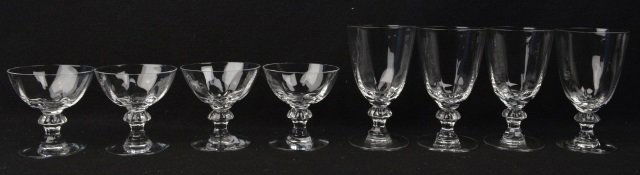 *(8) Crystal Stemware Glasses (1 of 3)
