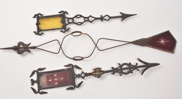 *Antique Weathervane Glass Insert  Arrows (1 of 4)